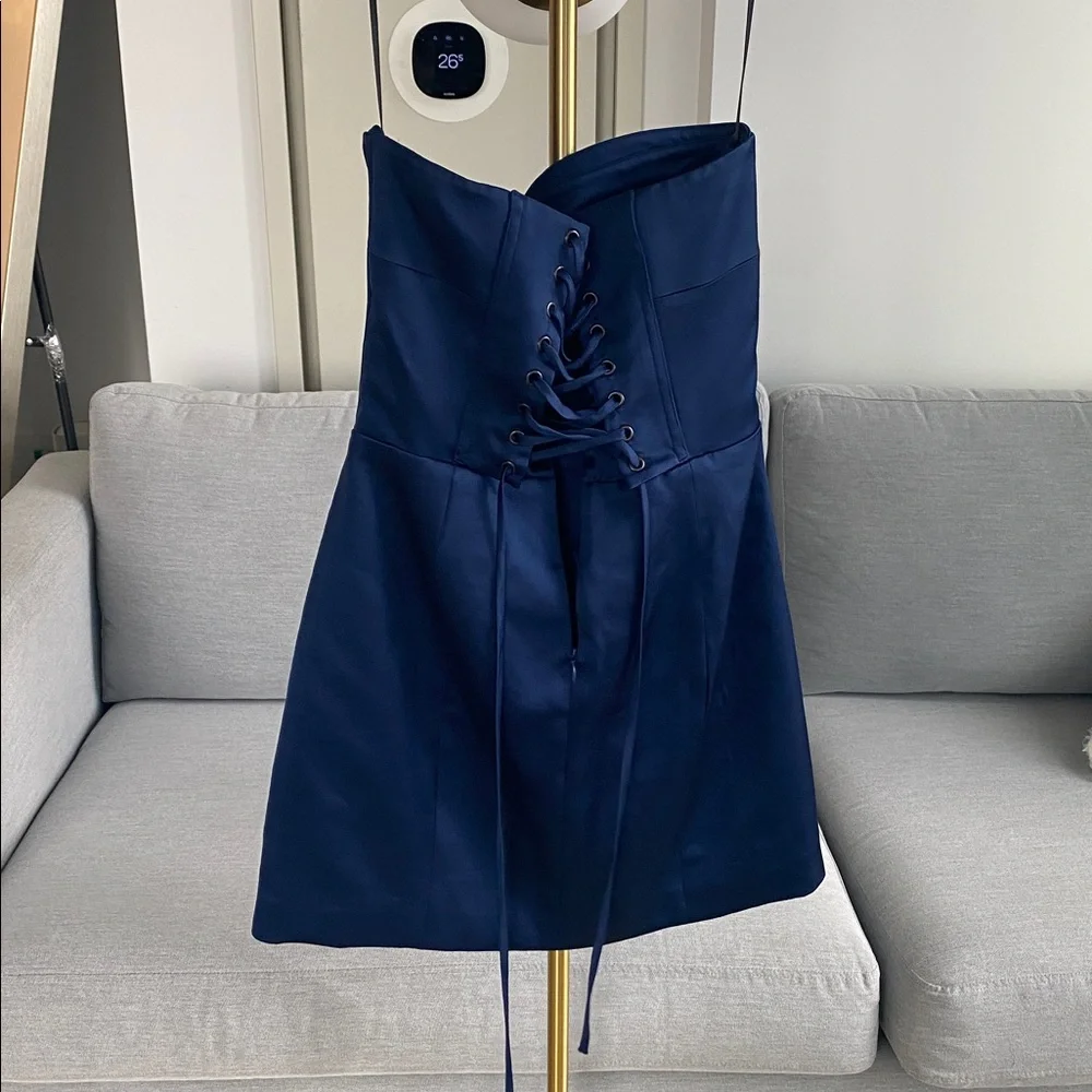 Reformation Satin Corset Dress - Picture 2 of 8